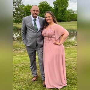 Dusty Rose Mother of the Bride/Groom Dress